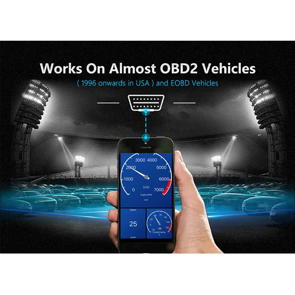 KW901 For ELM327 V1.5 BT 5.0 V1 5 OBD2 Scanner Auto Car Diagnostic Tools OBD 2