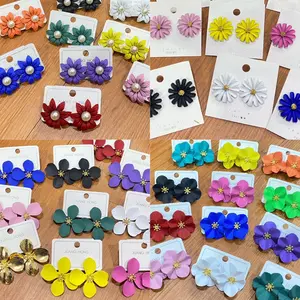 ANTING GAYA KOREA MOTIF BUNGA TERBARU AT3355880