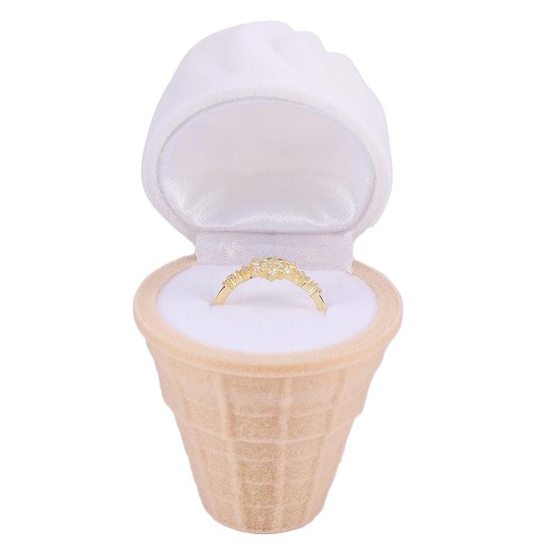 Product Introduction of Hộp hiển thị dễ thương, thiết kế kem, thích hợp cho bông tai và trưng bày quà cưới, bao gồm Nhẫn 12