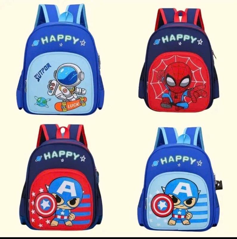 Balo cho bé mầm non, tiều học từ 1-5 tuổi họa tiết siêu nhân và công chúa chống thấm nước chất liệu an toàn cho bé