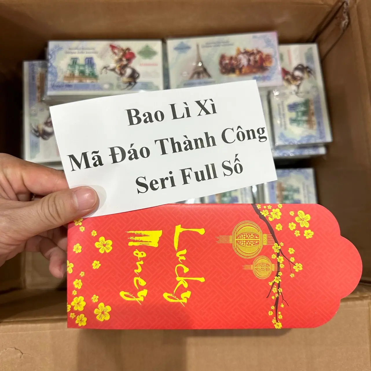 Bao Lì Xì Mã Đáo Thành Công Seri Full Số