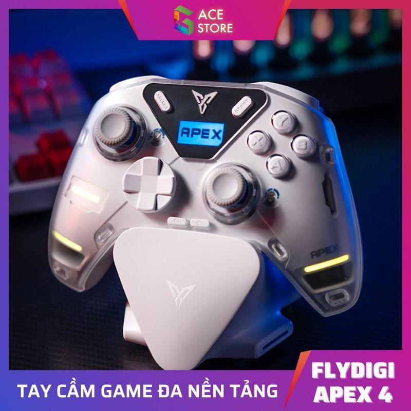 Flydigi Apex 4 | Tay cầm Bluetooth Wireless chơi game Liên quân, COD, PUBG cho IOS, Android và PC, TV