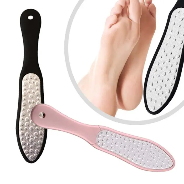 Pedicure Foot Care Double Side Kikir Kaki Kapalan Tainless Foot File Kaki Pecah Pecah Pedicure Tools Amplas Kaki Double Side Kikir Telapak Kaki
