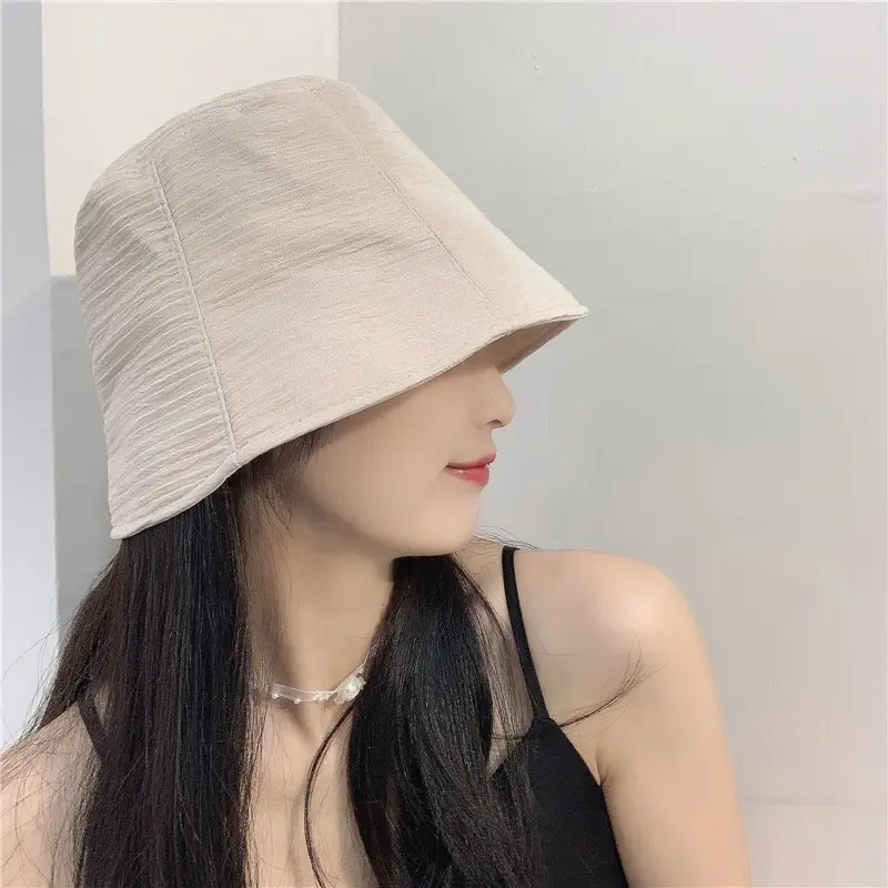 Mũ Bucket Nhăn Sóng  Hàn Quốc Thời Trang Cao Cấp, Chất Vải Mềm Mại Siêu Đẹp