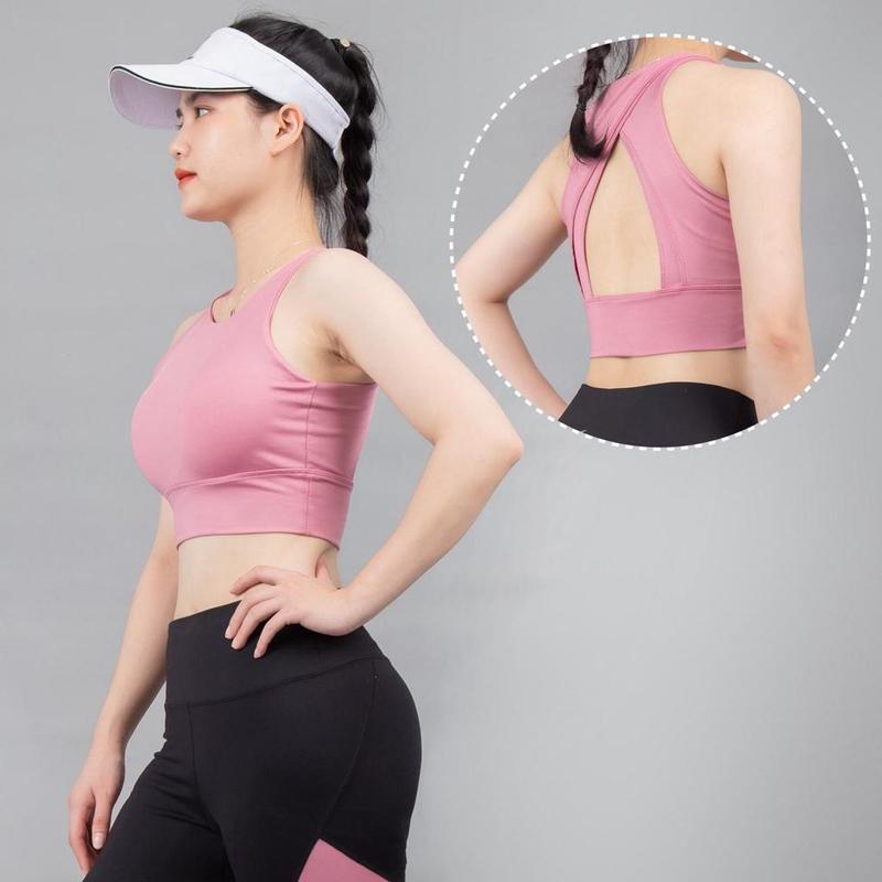 Áo thể thao Gladimax Bra Lotus B08 Gladimax thiết kế cá tính chất thun 4 chiều cao cấp cho yoga, hoạt động thể thao Sport Top Tập Gym xxl áo lót thể thao  chống mùi