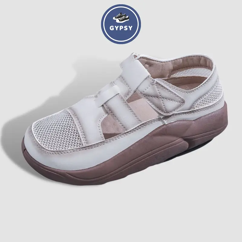 Gypsy - Summer Korean New Mesh Sepatu Sneakers Runner Wanita Slip On  Sneaker XCR601 0