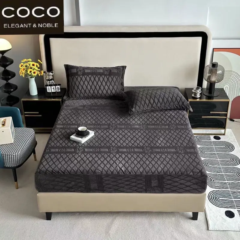 Bộ Ga Gối Nỉ Nhung CoCo( sét 3 món ) 3