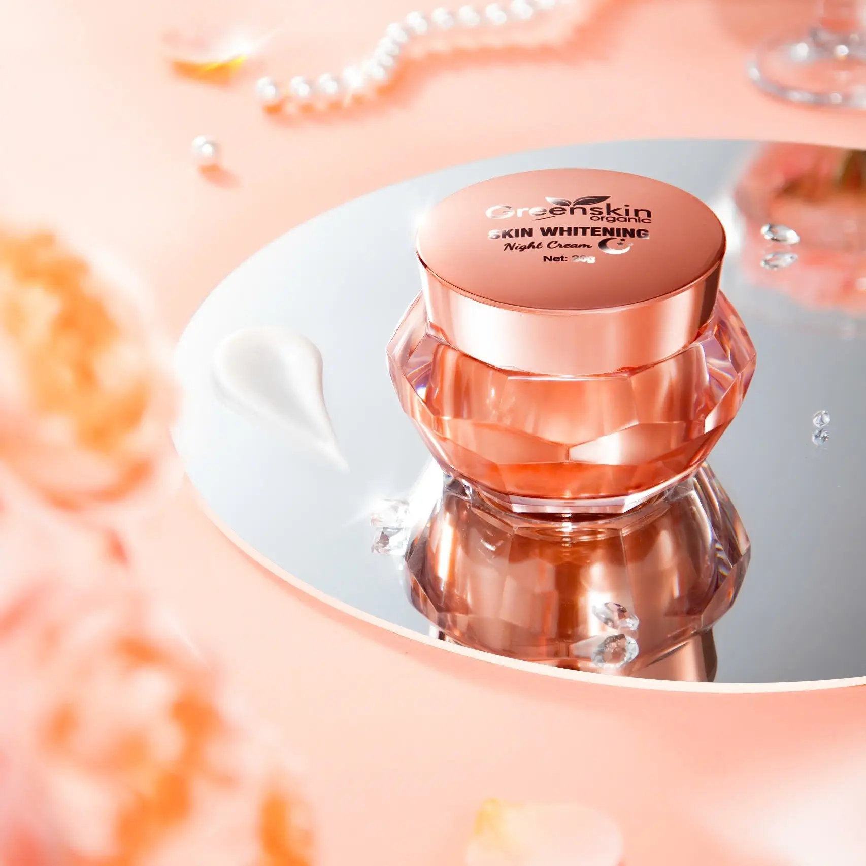 (Lớn) Kem Đêm 20G Chăm Sóc Da Nám ,Cấp Ẩm, Ngừa Lão Hoá Da  Greenskin Organic - Mỹ Phẩm Hồng Loan