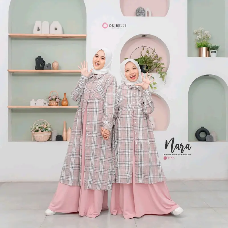 NARA BY ORIBELLE One Set Tunik + Inner Dress 4