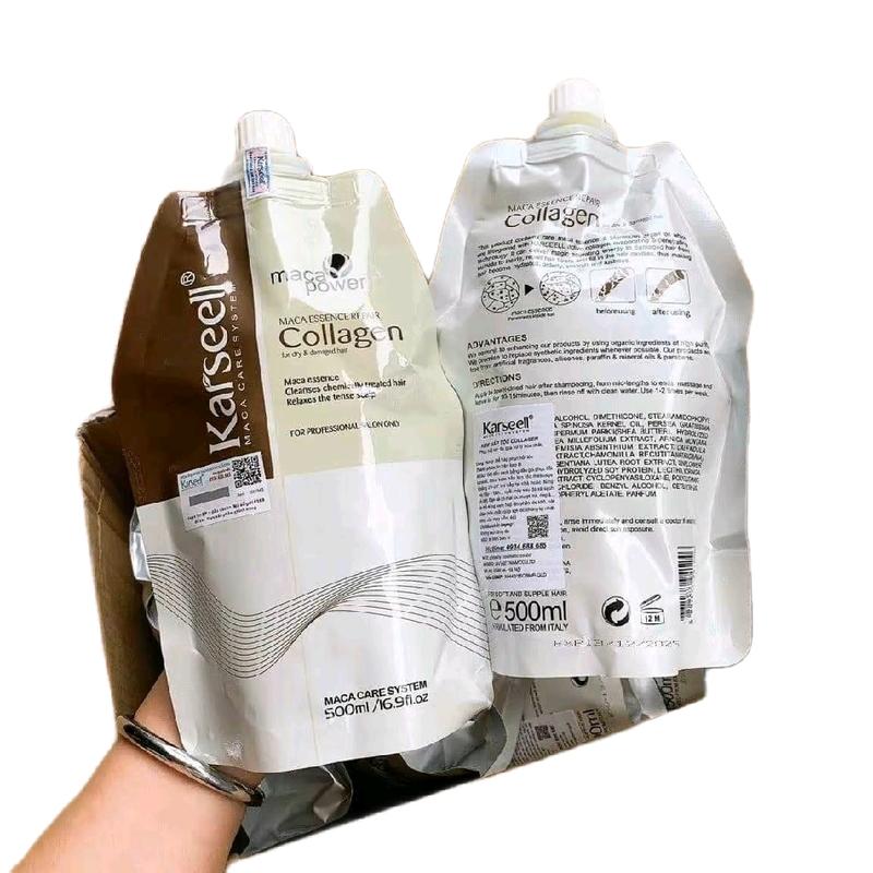  Combo 2 Túi Kem Xã Hấp Ủ  Tóc Kaiseell Colagen Hổ Trợ Mềm Mượt Tóc Cho Nữ - Women Chăm Sóc Tóc Dưỡng Tóc 