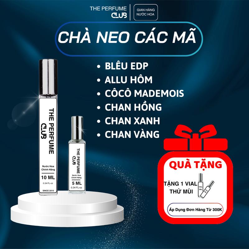 Chà Neoo Các Mã- Chiết 5ml 10ml Thử Mùi Nam Perfume Cosmetic