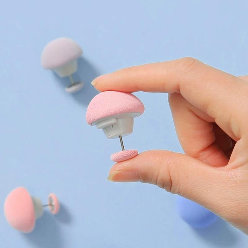 4Pcs Mushroom Quilt Holder Non-Slip Clip Blanket Plastic Soft Needle Pack One Key To Unlock Clip Bed Sheet Fixer Home finding Store 7