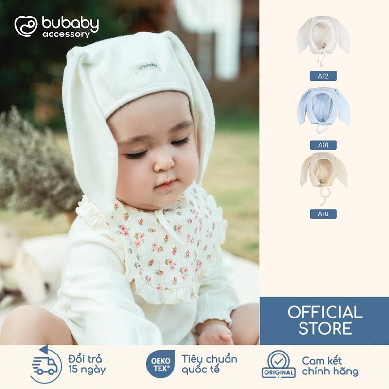  Mũ Bonnet tai thỏ Siro Jacquard BU Baby ASR194306 