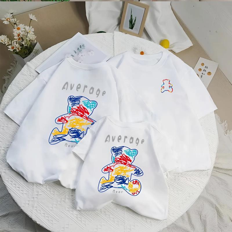 Áo gia đình bố mẹ con với hình in 2 mặt sắc nét (nhiều màu) chất thun cotton mềm mại thoáng mát Nữ Quần Ngủ 5