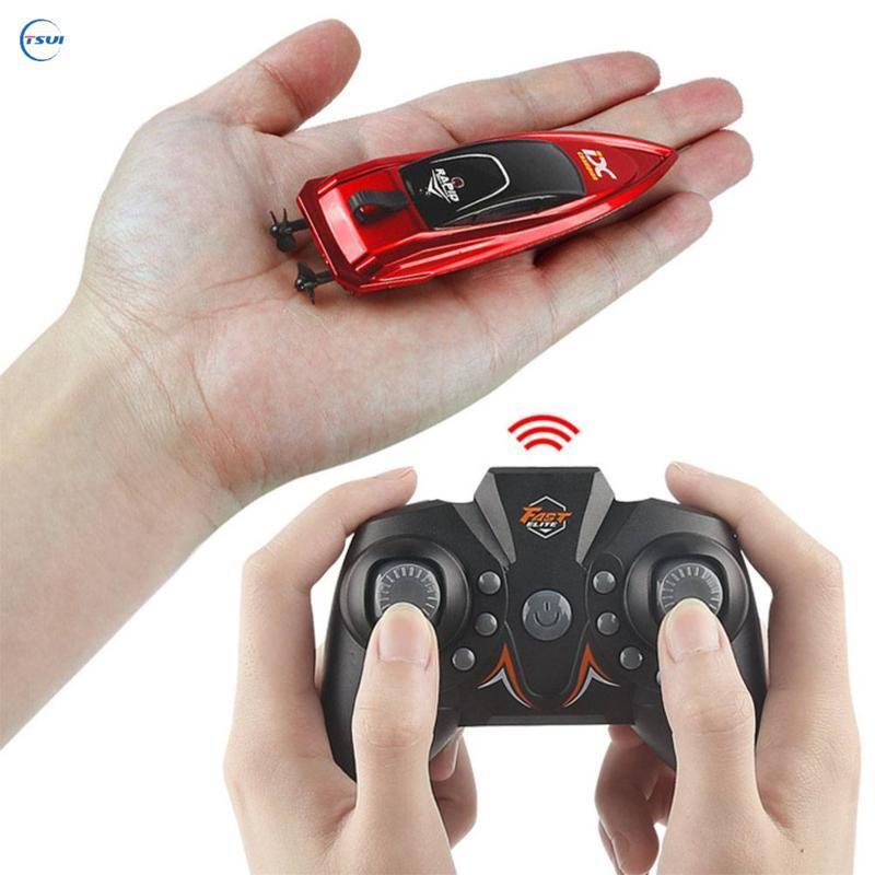 Product Introduction of RC Children's Mini Remote Control Boat Speedboat Summer Swimming High Speed Rowing Submarine Toys for Boys Children Gift 0