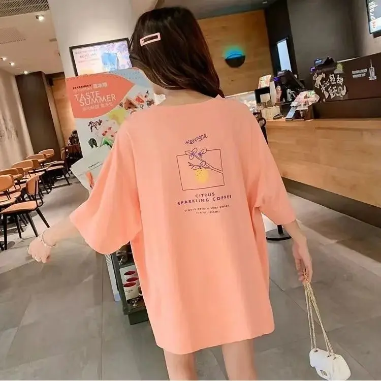 Áo Thun ngắn Tay Phong Cách Hàn Quốc, Dáng Rộng Vừa Vặn, Bán Chạy Vào Mùa Hè Năm 2025, Dành Cho Nữ, Tay Lửng Sinh Viên Nghệ Thuật, Ins Người Nổi Tiếng Trên Internet, Phong Cách Harajuku Ngọt Ngào Áo Trên, Thích Hợp Cho Phong Cách BT 1