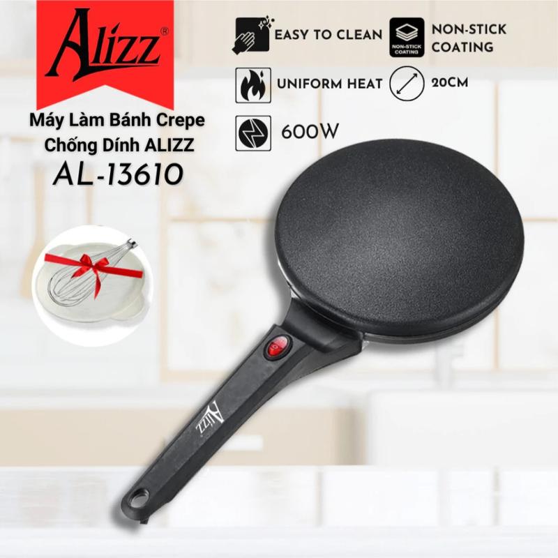  Máy Làm Bánh Crepe Bánh Cuốn Bánh Tráng Chống Dính Tiện Lợi Cao Cấp ALIZZ AL 