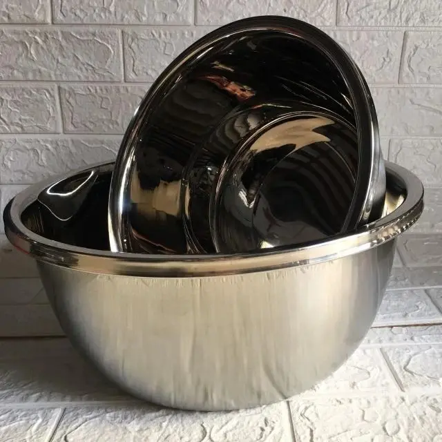 Thau Inox Sâu Lòng Đa Năng - Kích Thước Miệng 18-40cm 1