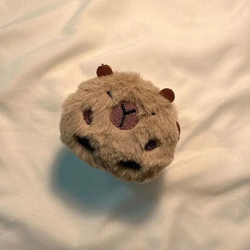Vỏ Tai Nghe Capybara Nhồi Bông Ấm Áp, Dành Cho Airpods Pro 2, Vỏ Bảo Vệ Tai Nghe Nhồi Bông Mềm, Da Bảo Vệ, Màu Nâu 5
