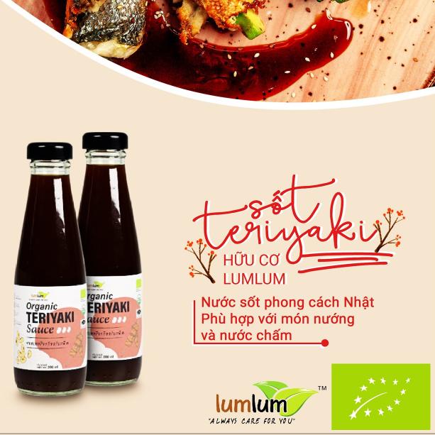 Sốt Teriyaki Hữu Cơ ORGANIC LIFE Lumlum Xuất Xứ Chính Hãng Từ Thái Lan Nước Sốt Gia Vị 2