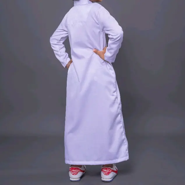 Gamis Jubah Anak Laki-laki Tangan Panjang Katun Nyaman Usia 1-14 Tahun 3