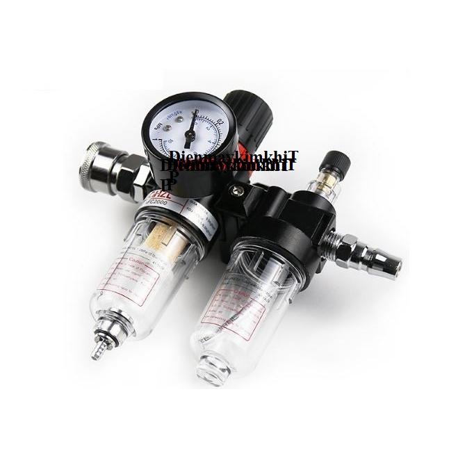 BỘ LỌC NƯỚC ĐÔI NHỎ MÁY NÉN KHÍ AFC 2000 kèm theo bộ nối nhanh SM+PM