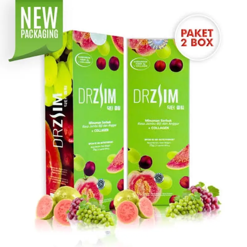 DRZLIM MINUMAN SERBUK RASA GUAVA GRAPE BY USSY PRATAMA 1