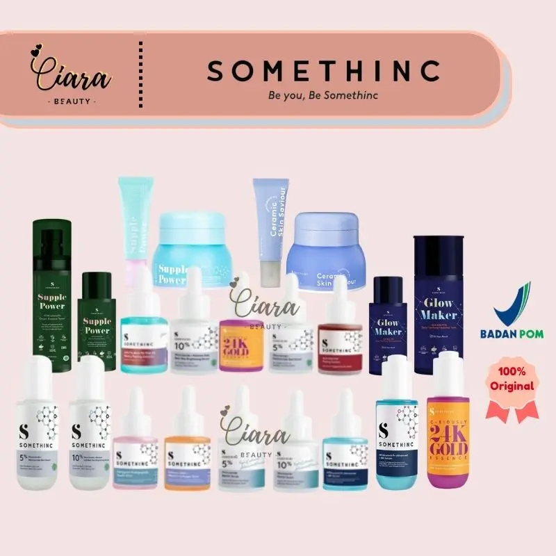 SOMETHINC Skincare Serum / Niacinamide / Hyaluronic / Peeling Solution / Salmon DNA / Game Changer / Calm Down Toner