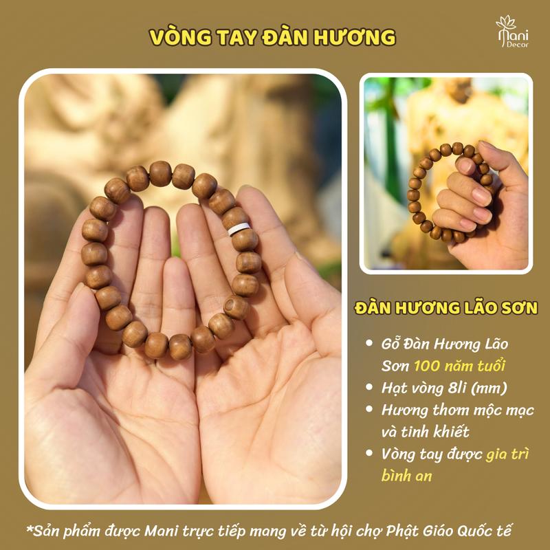 Vòng tay Đàn Hương Lão Sơn, Phụ Kiện Trang Sức Bình An 1