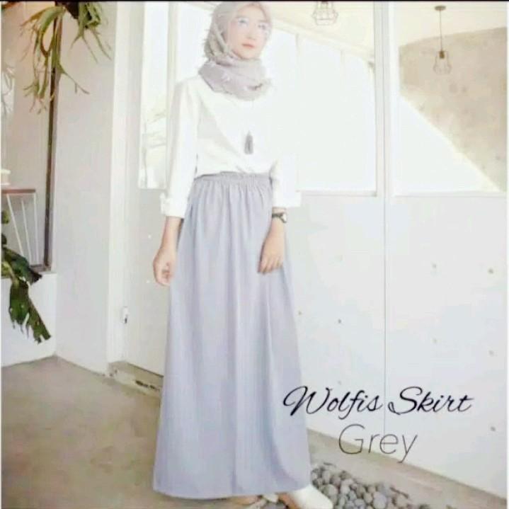 ROK WOOLPEAC WOLPIS WOLFIS BASIC WANITA DEWASA HIJAB SIMPLE TERBARU 3