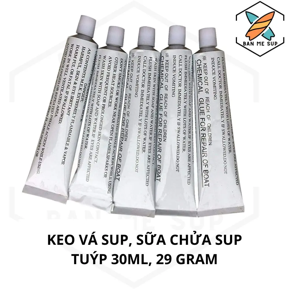 Keo vá SUP, keo vá thuyền hơi, keo sửa chữa ván chèo đứng. Keo chuyên dụng cho SUP, thuyền hơi