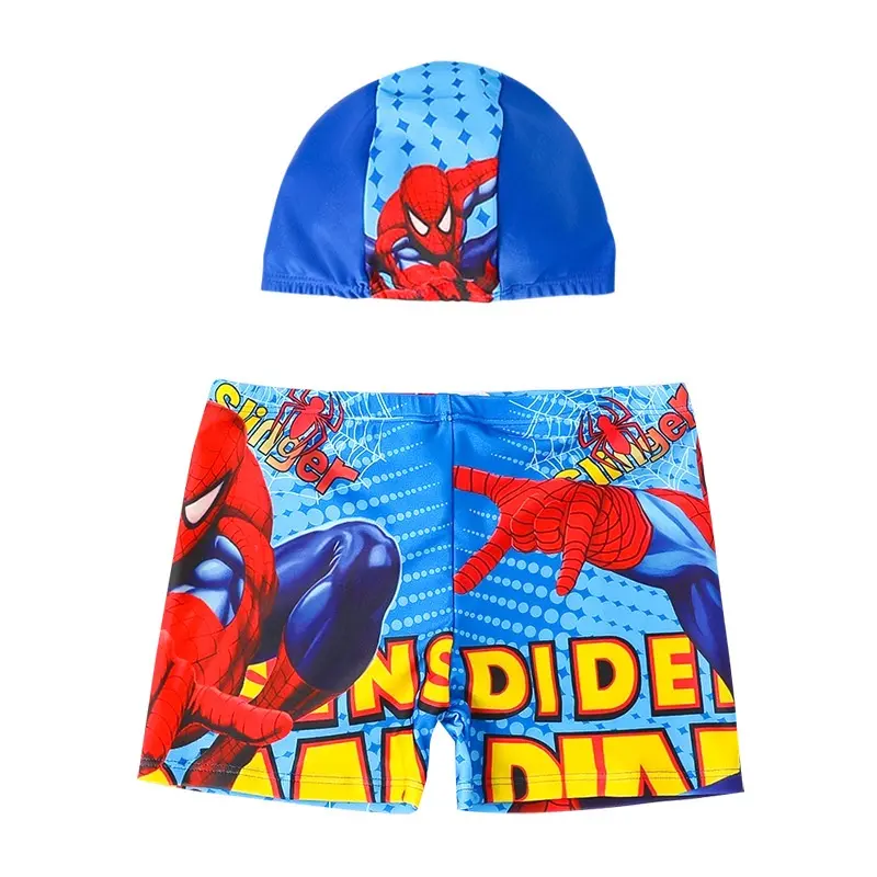 Đồ Bơi Cho Bé Trai Quần Bơi Kèm Mũ 3-10 Tuổi Sport Bikini 6