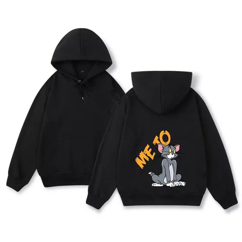 switer couple TOM&JERRY / sweater couple pasangan sahabat / hoodie couple boba kekinian keren oversize 2