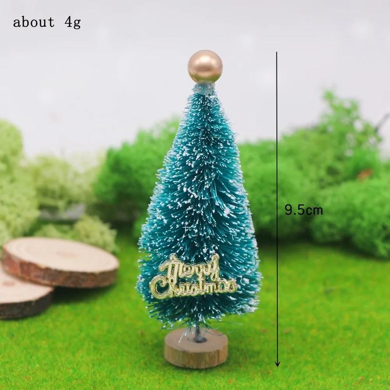 Product Introduction of 1Pc 1:12 Dollhouse Miniature Christmas Tree Cedar Tree Snowflake Pine Needle Tree Doll House Garden Decor Toy Accessories 28
