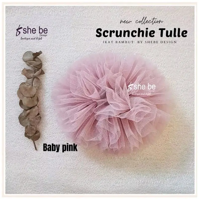 PROMO Ikat Rambut Cepol Jumbo scrunchie Anti Pusing Karet 2