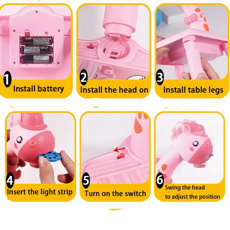 Product Introduction of LED Projector Painting Table Toy Painting Table Set Educational Board Learning Tools Painting Toys 7