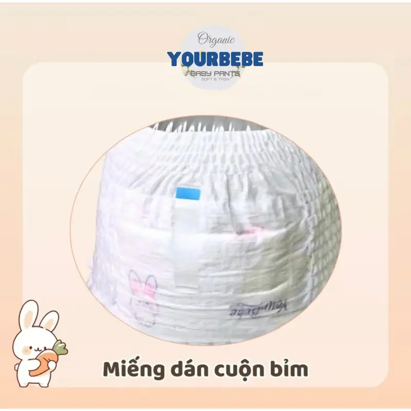 Combo 100 miếng Bỉm Quần YourBeBe đủ size từ M đến 3XL bỉm mỏng 2mm thấm hút 500-800ml 2