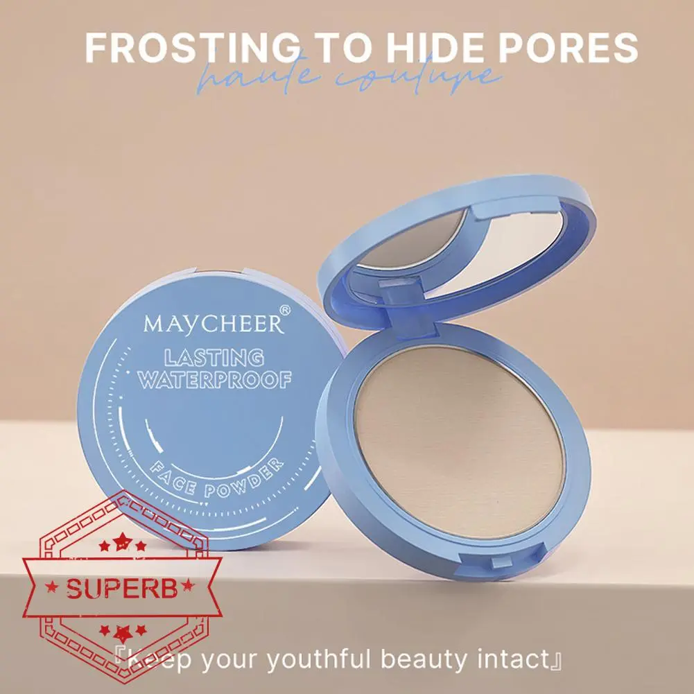 Phấn Phủ Dạng Nén Sương Mềm Bằng Lụa, MAYCHEER, Lâu Trôi, Không Thấm Nước, Kết Cấu Trang Điểm Kiểm Soát, Mịn, Không Dầu, V1R6 Cosmetic Mỹ Phẩm Nữ Women