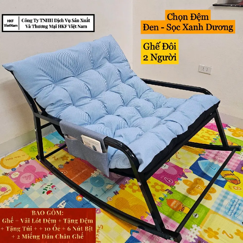 Ghế Đôi - Ghế Bập Bênh - Ghế Lười - Ghế Thư Giãn ghế  lười