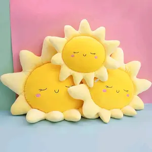BANTAL  Dekorasi BONEKA MATAHARI IMUT /BANTAL MATAHARI LUCU Lembut Lembut Silikon/ bantal sofa unik matahari imut