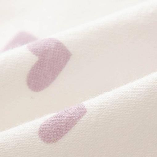 Quần Lót Nữ Màu Tím Xinh Xắn, Quần Lót Cotton Không Lộ Viền Họa Tiết Trái Tim Dễ Thương  Savill L110 Women ngắn 7