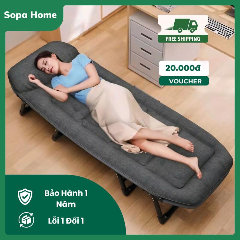 Miễn Ship Giường Văn Phòng Gấp Gọn Giường Ngủ Trưa Văn Phòng Xếp Gọn Giường Thông Minh Di Động Di Chuyển Linh Hoạt Chịu Lực Tốt