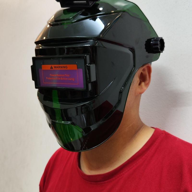 Mặt nạ hàn điện tử có đèn led tự động cảm biến hồ quang (kèm 1 tấm mica chắn xỉ dự phòng)