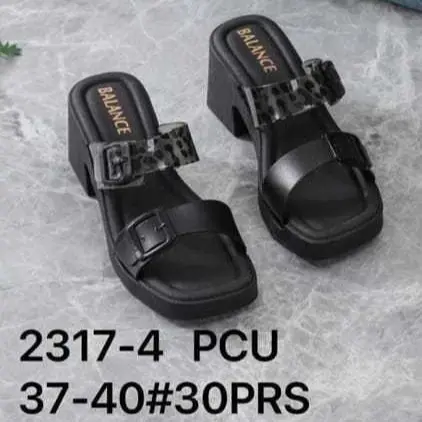 Sandal wedges wanita Selop Wedges Jelly Fashion BALANCE Import 2317-4 2