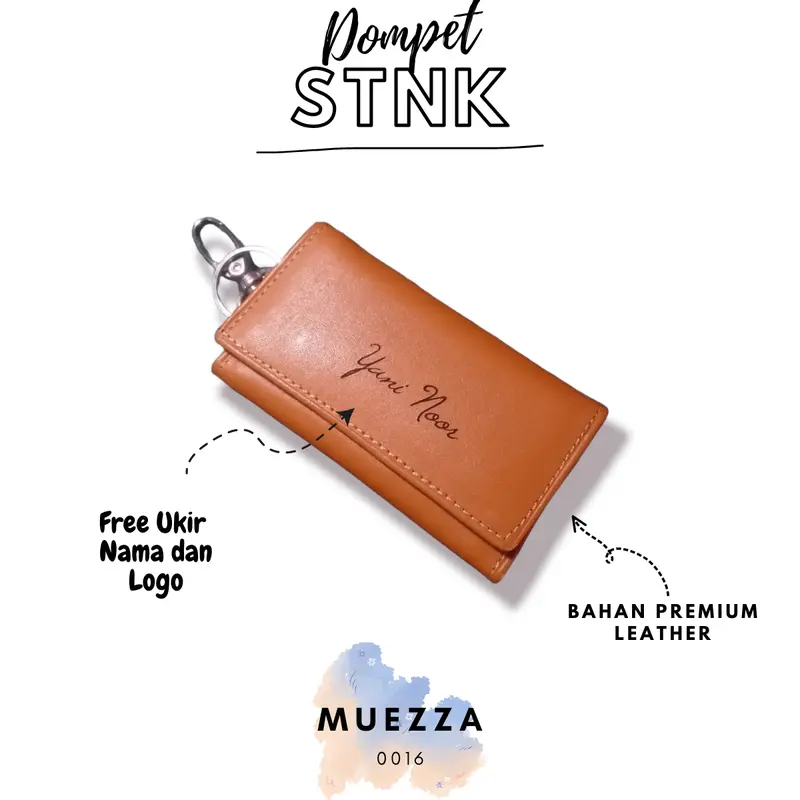 Dompet STNK Mobil Kulit Sapi Asli Free Ukir Nama Car Kendaraan 4