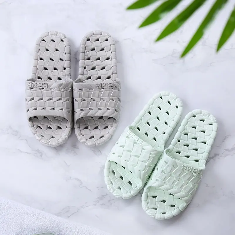 Dép Đi Trong Nhà Tắm, Văn Phòng Siêu Mềm , Đế Có Lỗ Thoát Nước Chống Trơn Trượt TH569 2