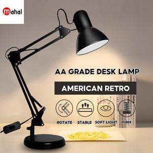Metal Adjustable Long Swing Arm Work Led Desk Lamp Study Room Table Lamp Office Reading Table lamp eye protecting reading desk lights shed for room