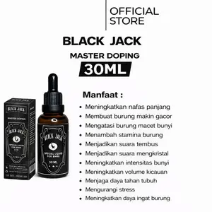 Satwaalam - Doping Burung  Black Jack Vitamin Burung Original Doping Penggacor Burung Doping Semua Jenis Burung Murai Batu Kenari Pleci Sogon