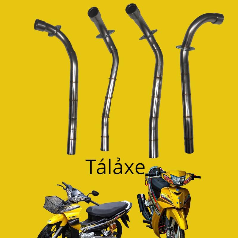 Cổ pô,cuống pô xe SIRIUS 110 Xăng cơ Jupiter xăng cơ TAURUS Inox