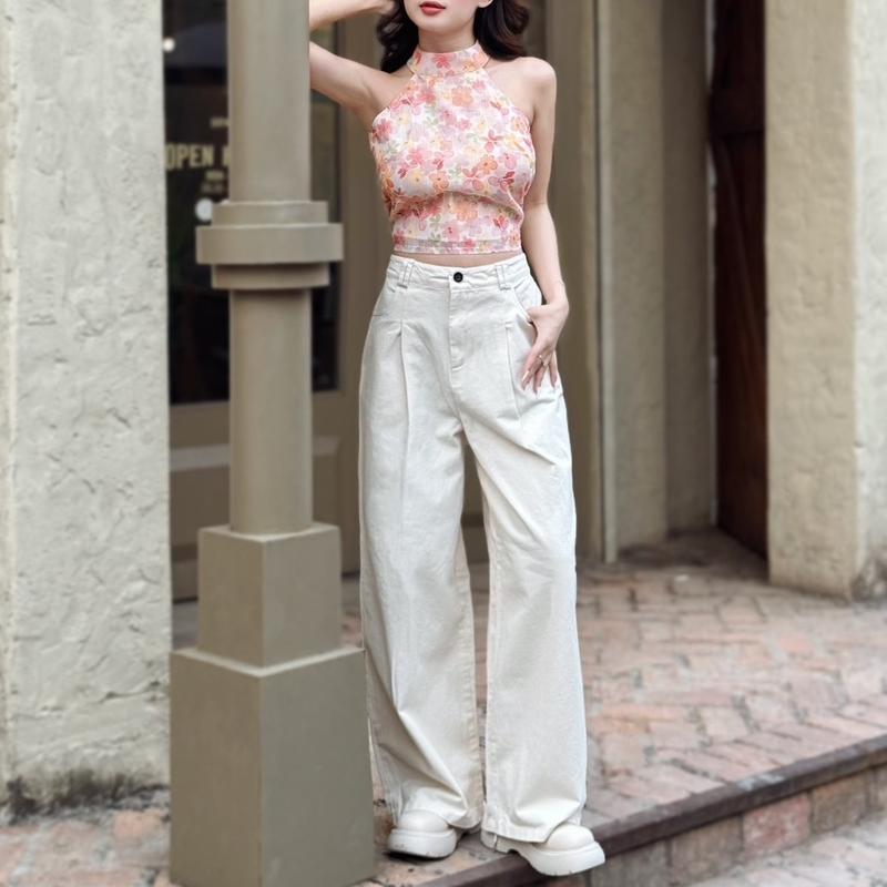 SMOR ROOM Quần form rộng hai line CONUT